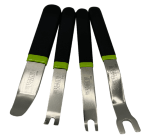 4 PC. STAINLESS STEEL TRIM AND DOOR PANEL TOOL SET