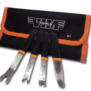 Door and Trim Tool Set, stainless, 4 pc set, dipped handles