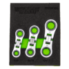 3 Pcs Palm Ratchet Wrench Set Metric