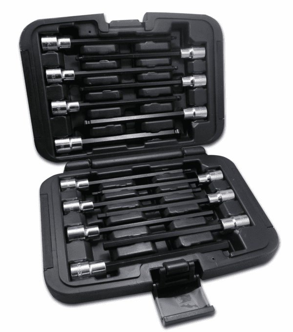 LONG HEX DRIVER SET INCH,14 PC