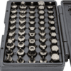 IMPACT MASTER Set, 50 Piece, Half Cut Torx, Hex, Flat, Philips, & XZN Drivers, 3/8" Sq. Dr.