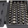 IMPACT MASTER Set, 50 Piece, Half Cut Torx, Hex, Flat, Philips, & XZN Drivers, 3/8" Sq. Dr.