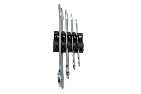 SAE Flat Wrench Set, 4 pc Set 1/4" thru 3/4", double open end