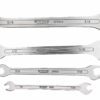 SAE Flat Wrench Set, 4 pc Set 1/4" thru 3/4", double open end