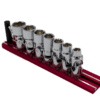 Vim Universal SAE Socket Set, 7 pc 1/4" thru 9/16", on red Magrail