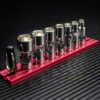 Vim Universal SAE Socket Set, 7 pc 1/4" thru 9/16", on red Magrail