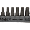TORX PLUS, Impact Quality S2 Bit Set, 8 pc Bits 5/16" Hex bodies, 1.25"L, IP20 thru IP55