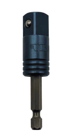 1/2" Square Drive, 1/4" Hex Power Lock Shank Locking Square Drive