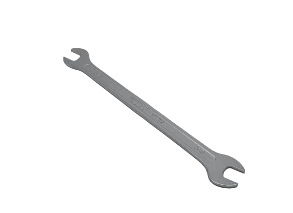 SAE Flat Thin Wrench, double open end, 3/8" x 7/16"