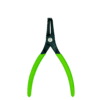 Snap Ring Pliers, Bent 85 degrees, External, 7" OAL (.071) hardened tips