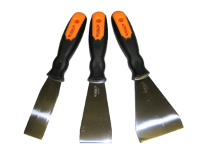 3 pc. Set, Flex.S/Steel Putty Knives, SS705, SS706, SS707