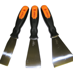 3 pc. Set, Flex.S/Steel Putty Knives, SS705, SS706, SS707