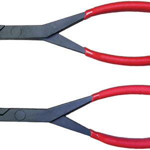 Push Pin Removal Pliers Set, includes V230straight and V231, 75 degree offset pliers