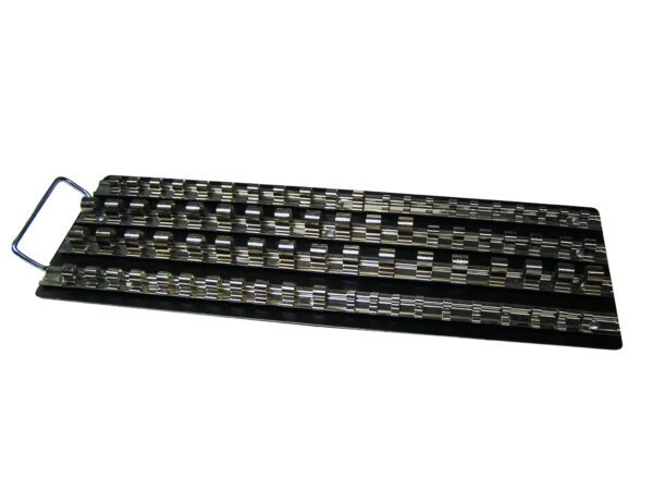 Socket Tray, 4 Rails, 1/4, 3/8 ,1/2″ clips, 6″ X 18″