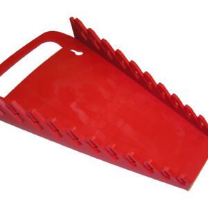 plastic wrench holder, red, holds 11