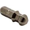 8M BALL HEX BIT 1/4” HEX DRIVE X 1” LONG