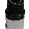 1/4″ Hex Locking Bit Socket, 1/4″ Square Drive