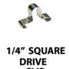 1/4" Sq Dr clip