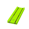 Green Magneitc Can Holder, Curved edge