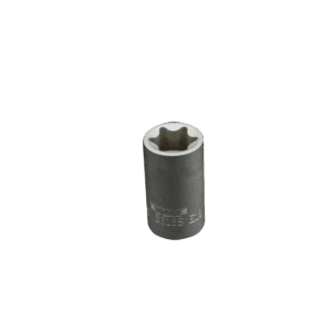 E16 Torx socket, 3/8” square drive, satin chrome