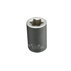 E20 Torx socket, 1/2” square drive, satin chrome