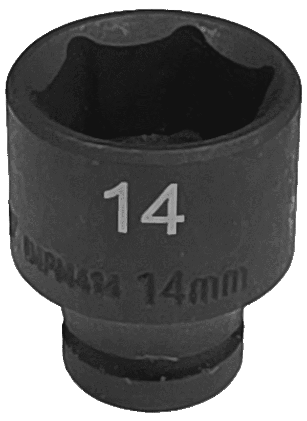 14 MM X 1/4'' DR. METRIC CR-MO IMPACT SOCKET - SHALLOW