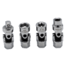 4 Piece Firm Flex Dual Drive 1/4” x 11mm UJ Kit, Includes E10, 10mm, 1/4” Bit Holder, 1/4” Drive UJ Adapter, 31.5mm & 38.5mm OAL 