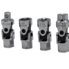 4 Piece Firm Flex Dual Drive 1/4” x 11mm UJ Kit, Includes E10, 10mm, 1/4” Bit Holder, 1/4” Drive UJ Adapter, 31.5mm & 38.5mm OAL 