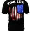 Tool Life American flag t-shirt back