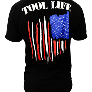 Tool Life American flag t-shirt back