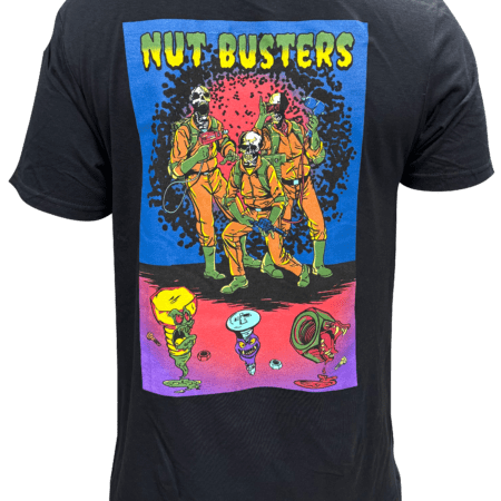 Tool Life Nut Buster back of Shirt - Black