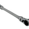 17X19MM DOUBLE DEEP SPLINE FLEX HEAD RATCHETING WRENCH