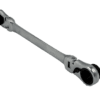 17X19MM DOUBLE DEEP SPLINE FLEX HEAD RATCHETING WRENCH
