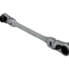 8X10MM DOUBLE DEEP SPLINE FLEX HEAD RATCHETING WRENCH