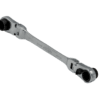 8X10MM DOUBLE DEEP SPLINE FLEX HEAD RATCHETING WRENCH