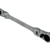 9X11MM DOUBLE DEEP SPLINE FLEX HEAD RATCHETING WRENCH
