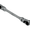 9X11MM DOUBLE DEEP SPLINE FLEX HEAD RATCHETING WRENCH