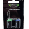MAGNETIC BIT HOLDER - 2 PACK GREEN & BLUE