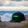 VIM HAT - PVC PATCH LOGO - BLACK