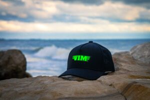 VIM HAT - PVC PATCH LOGO - BLACK