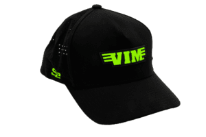 VIM HAT - PVC PATCH LOGO - BLACK