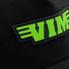 VIM HAT - PVC PATCH LOGO - BLACK