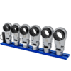 6 PC. 12PT NANO FLEX OFFSET RATCHETING ATTACHMENT SET - 3/8" DRIVE (14 - 19MM)