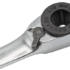 8'' HEAVY DUTY HEX BIT RATCHET 1/4" X 10MM REVERSIBLE W/1/4 SQ & 3/8 SQ ADAPTERS