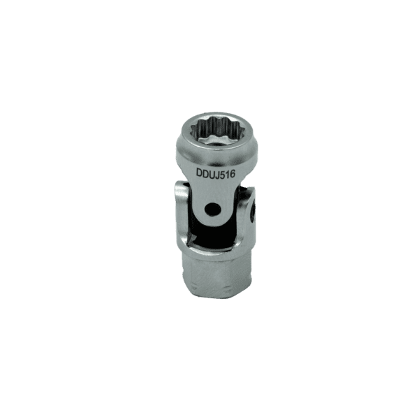 5/16" 12-PT DUAL DRIVE STUBBY UJ SAE SOCKET - 1/4'' X 11MM DR.