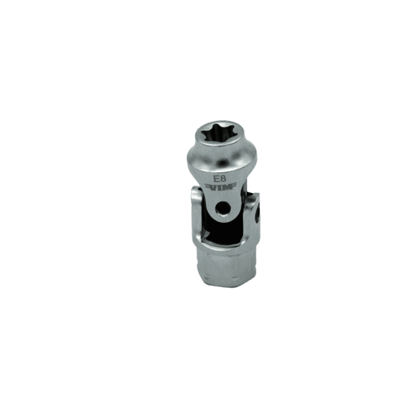 E8 TORX DUAL DRIVE STUBBY UJ SOCKET - 1/4'' X 11MM DR.