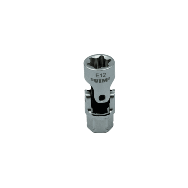 E12 TORX DUAL DRIVE STUBBY UJ SOCKET - 1/4'' X 11MM DR.
