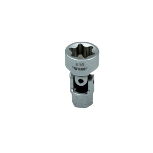 E16 TORX DUAL DRIVE STUBBY UJ SOCKET - 1/4'' X 11MM DR.