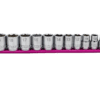 12 PC. 3/8'' DR. METRIC SOCKET SET W/ 12" PINK MAGRAIL