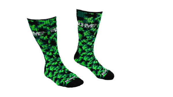 VIM GREEN DIGITAL CAMO BAMBOO CREW SOCK